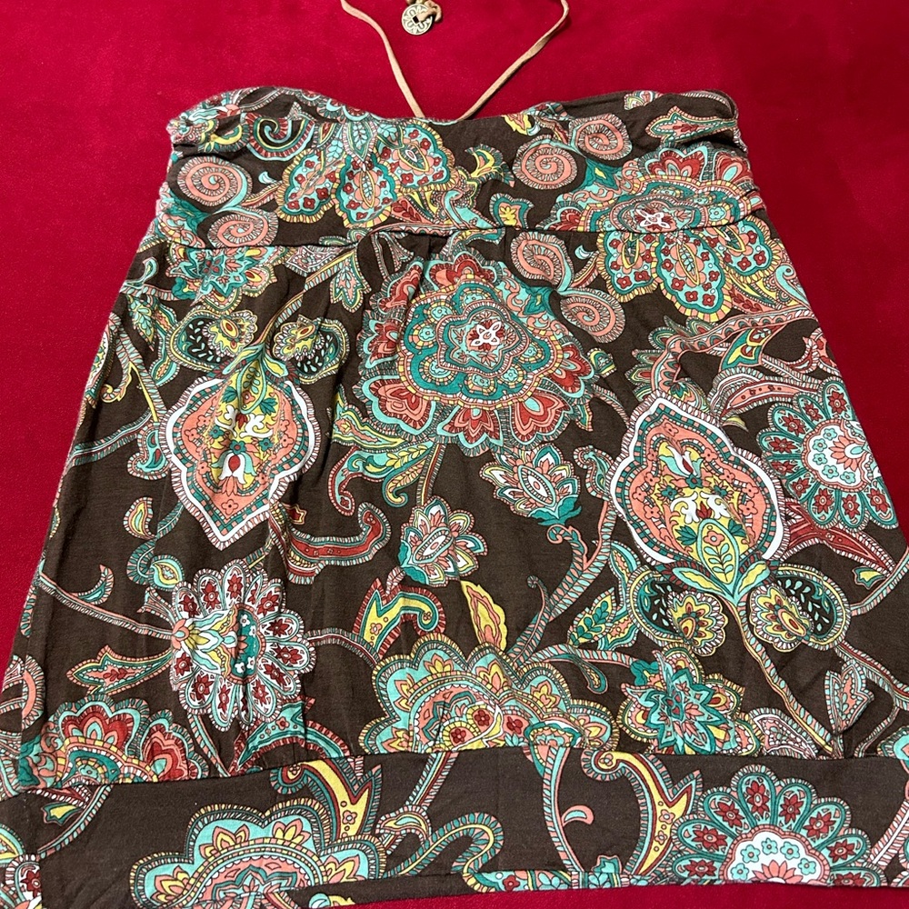 NWOT American Rag Multi Color Halter Top - Picture 3 of 4